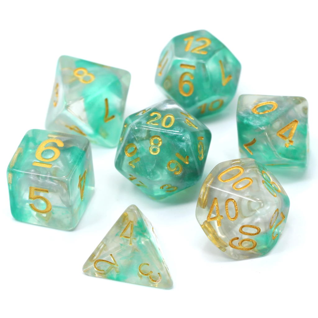 Venom Wisp - Die Hard Dice Polymer RPG Polyhedral Set