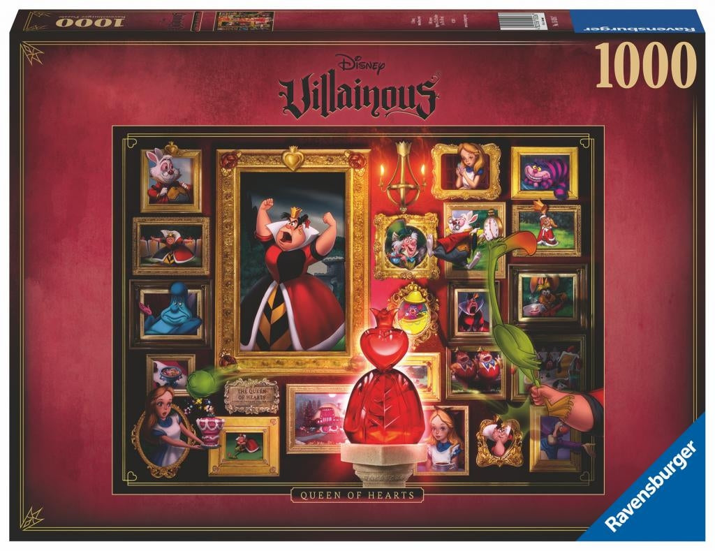 Villainous Queen of Hearts Puzzle 1000pc