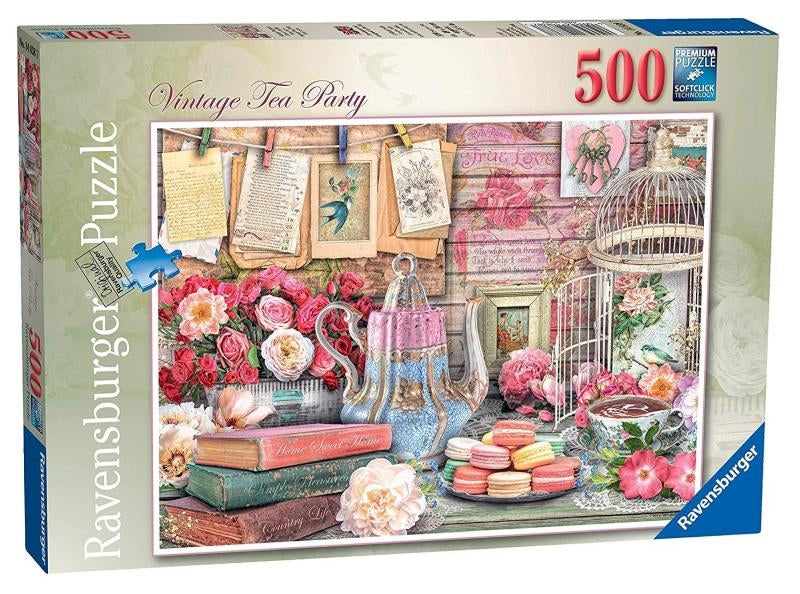 Vintage Tea Party Puzzle 500pc