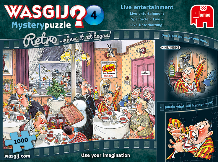 WASGIJ? Retro MYSTERY #4 Live Entertainment 1000pc HOLDSONS