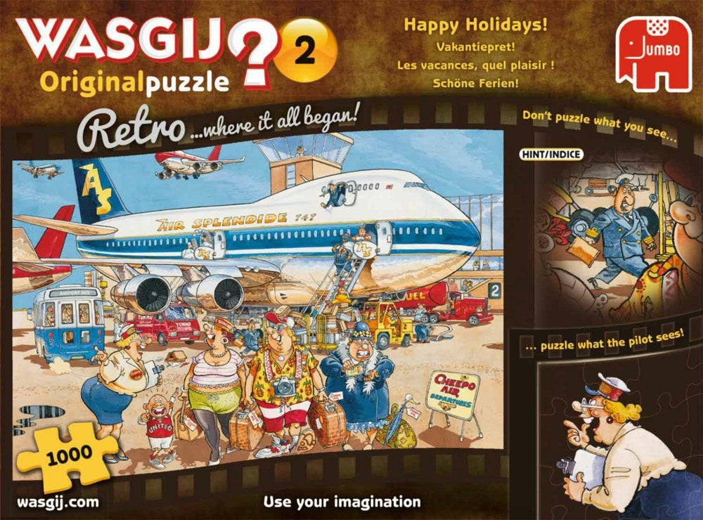 WASGIJ? Retro Original #2 - Happy Holidays 1000pc JUMBO