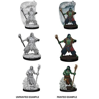 Genasi Water Male Druid - D&D Nolzurs Marvelous Unpainted Miniatures
