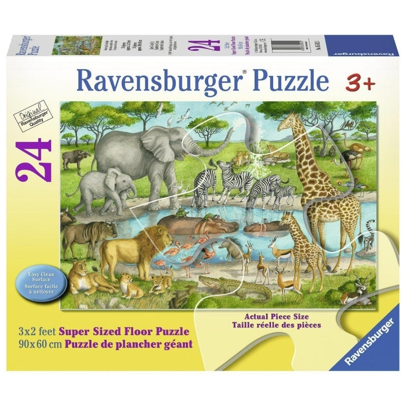 Watering Hole Supersize Puzzle 24Pc