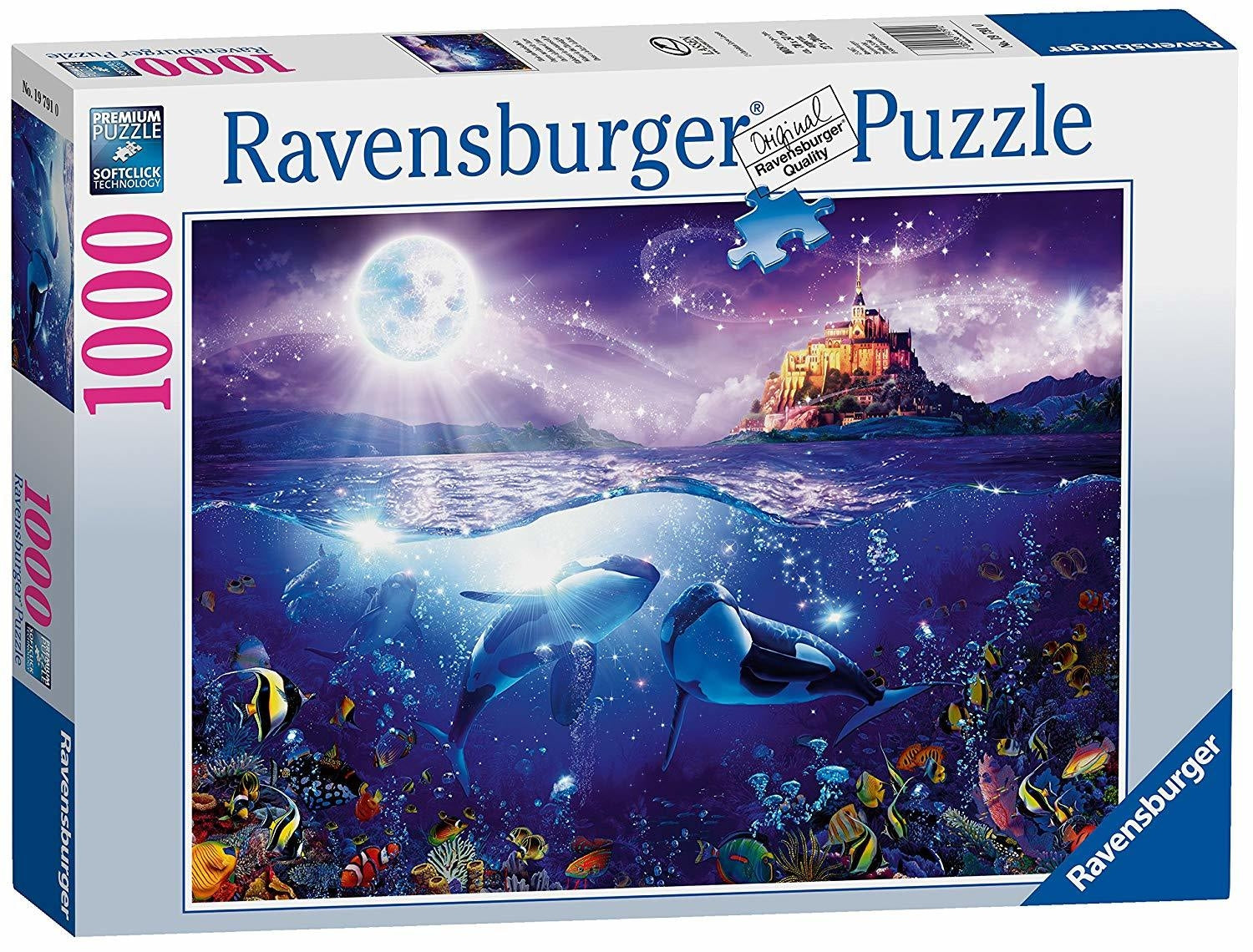 Whales In The Moonlight Puzzle 1000Pc