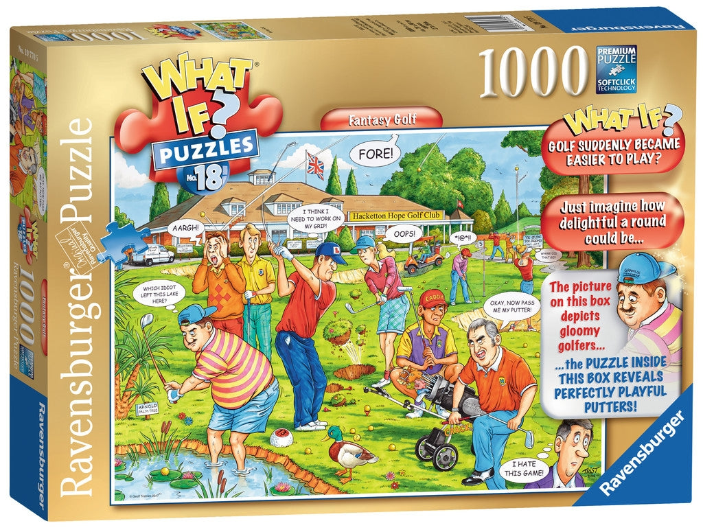 What If No 18 Golf Was Easy 1000pc - NEW 2019