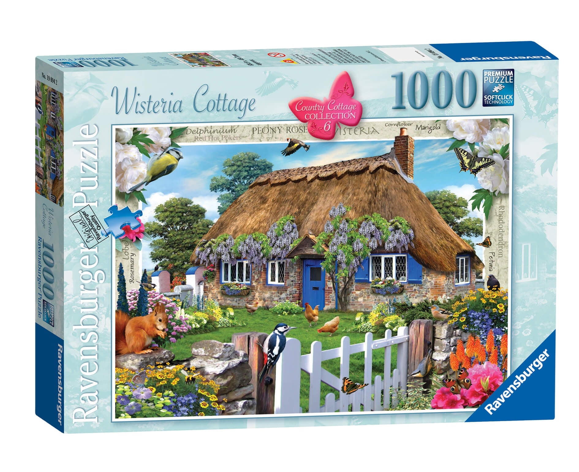 Wisteria Country Cottage 1000pc