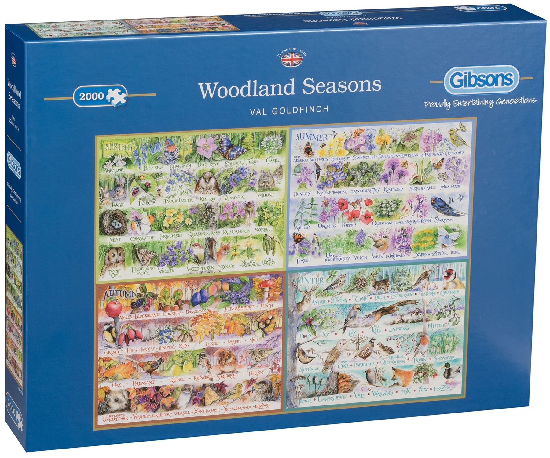 Woodland Seasons 2000pc - Gibsons