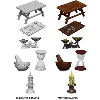 Workbench & Tools - WizKids Deep Cuts Unpainted Miniatures