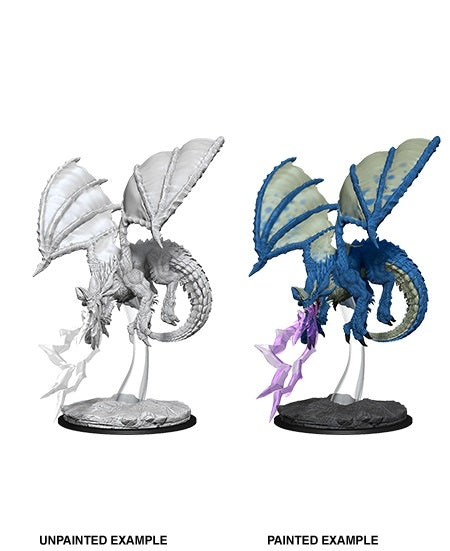 Dragon Blue Young with Lightning - D&D Nolzurs Marvelous Unpainted Miniatures