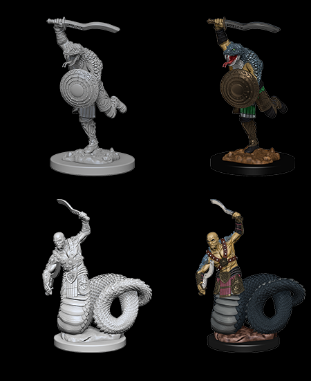 Yuan-Ti Malisons - D&D Nolzurs Marvelous Unpainted Miniatures