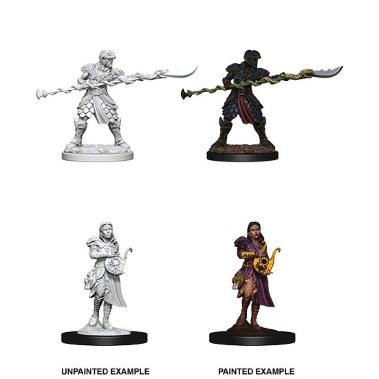 Yuan-Ti Pureblood Adventurers - D&D Nolzurs Marvelous Unpainted Miniatures